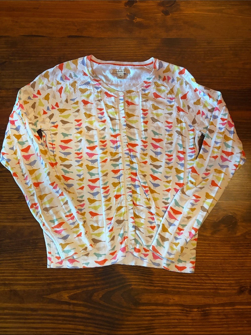 Lightweight Birds cardigan Women’s size M